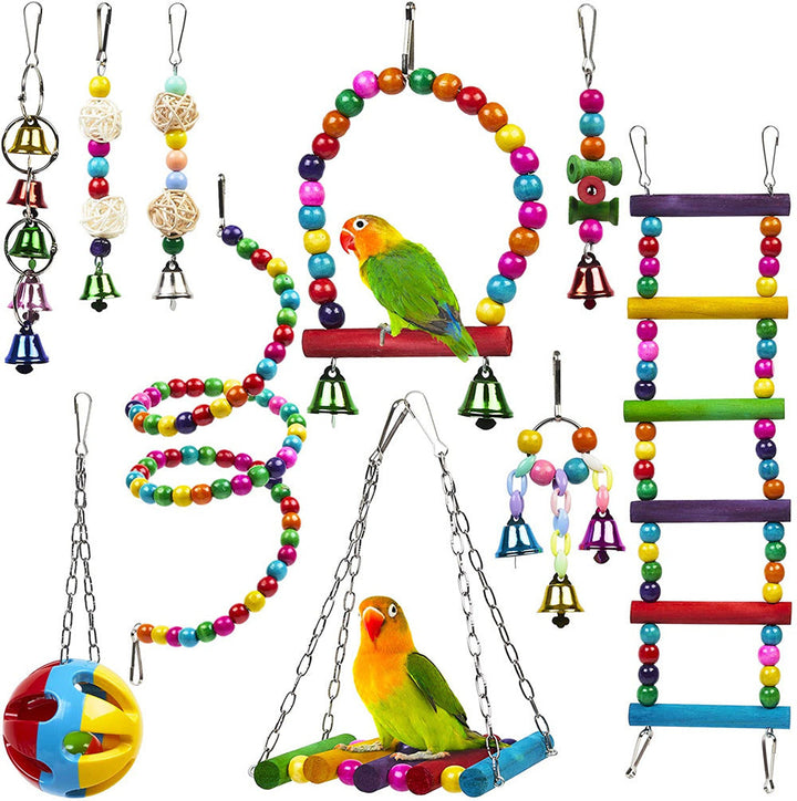 Transform Playtime for Your Parrot with Our Combination Toy Set!