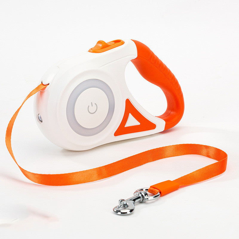 Dog Leash Retractable Spotlight Automatic Traction Rope