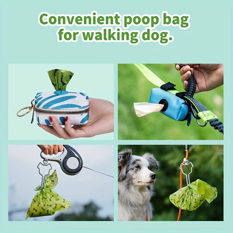 Pet Litter Poop Bags Environmentally Friendly Biodegradable With Dispenser