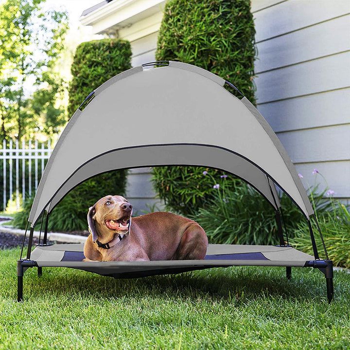 Pet Outdoor Covered Loft Bed Sunshade Tent