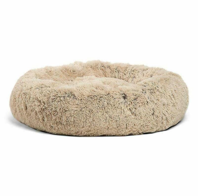 Round Plush Dog Cat Beds