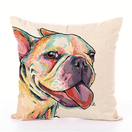 Dog White Cushion Covers