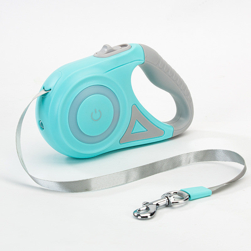 Dog Leash Retractable Spotlight Automatic Traction Rope