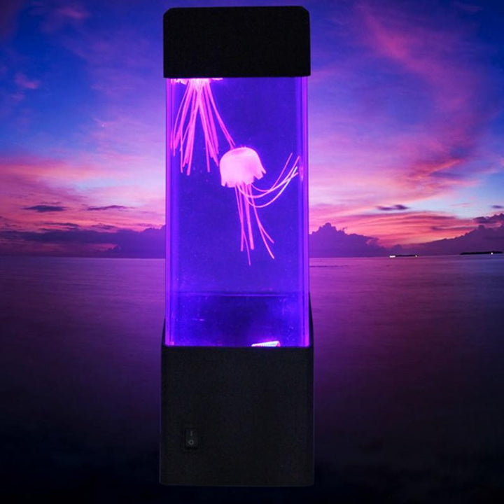 Colorful LED Jellyfish Night Light