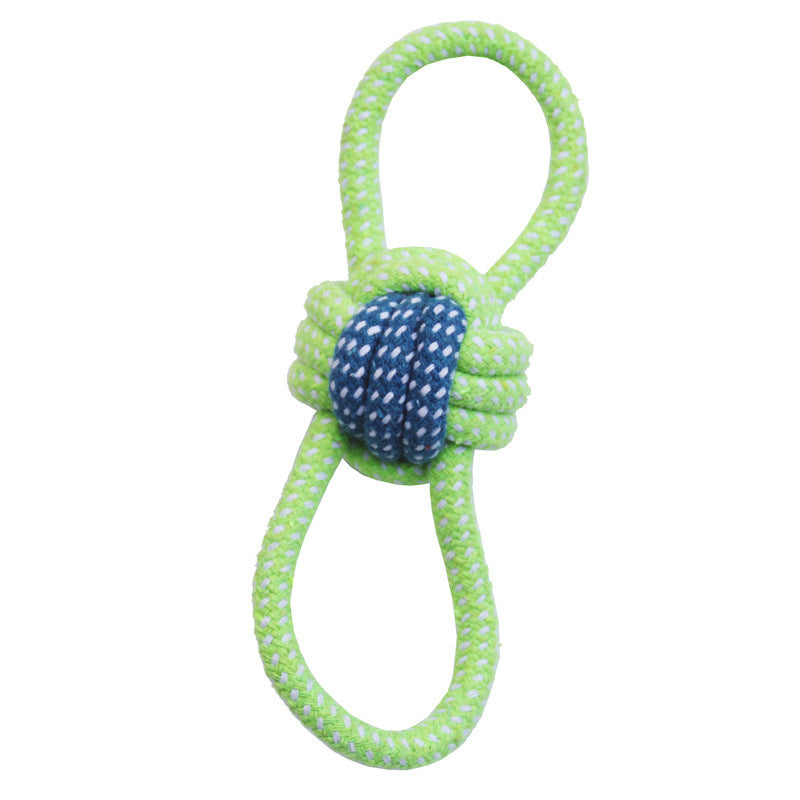 Colorful Dog Bite Rope Combo Toy