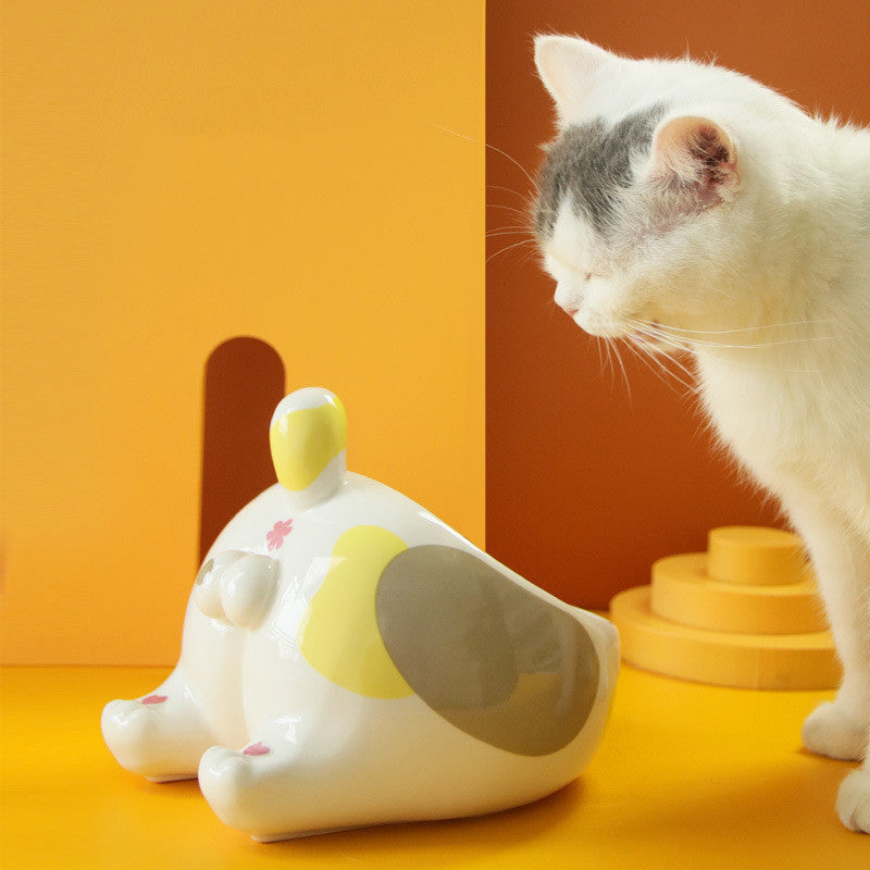 Ceramic Pet Cat Bowl