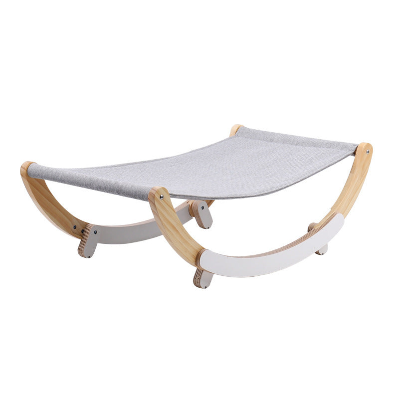 Solid Wood Cat Rocking Hammock