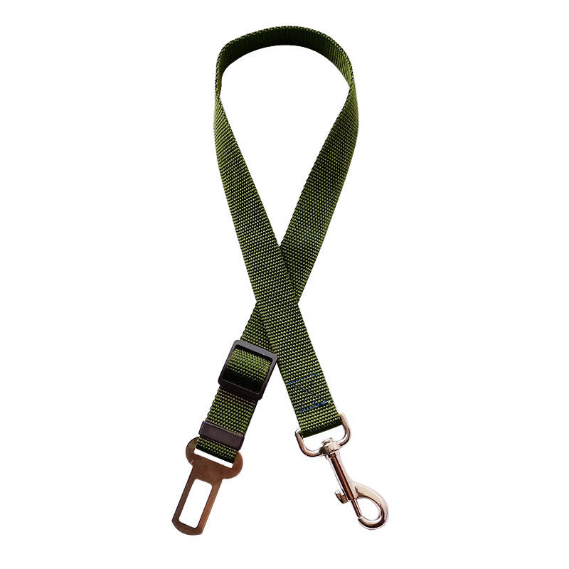 Adjustable Retractable Nylon Pet Traction Seat Belt