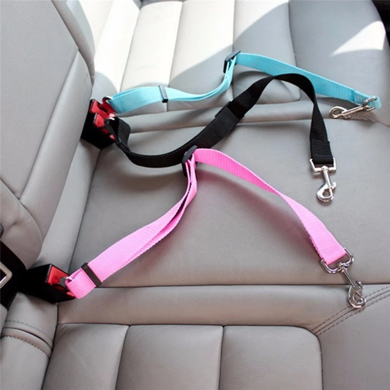 Adjustable Retractable Nylon Pet Traction Seat Belt