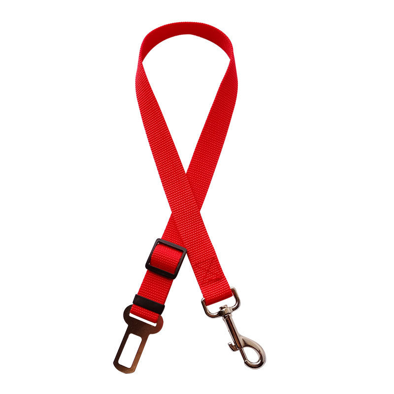 Adjustable Retractable Nylon Pet Traction Seat Belt