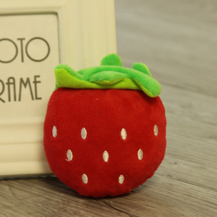 Fruit & Vegetable Plush Pet Toys