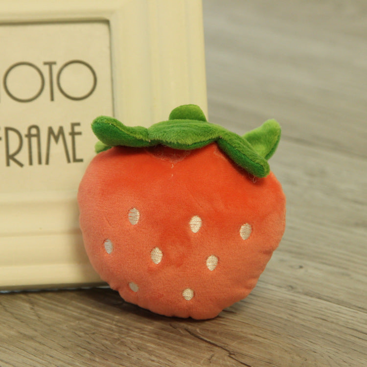 Fruit & Vegetable Plush Pet Toys
