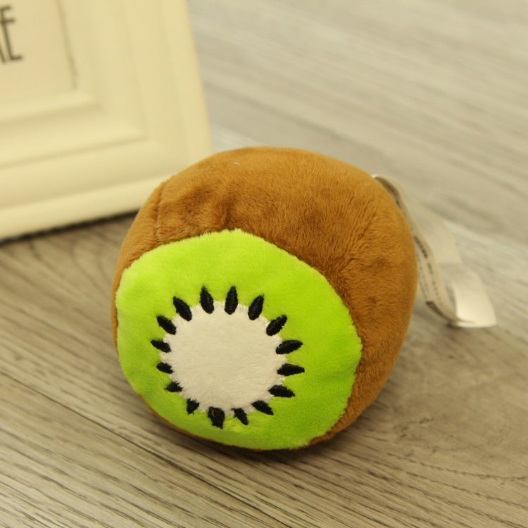 Fruit & Vegetable Plush Pet Toys
