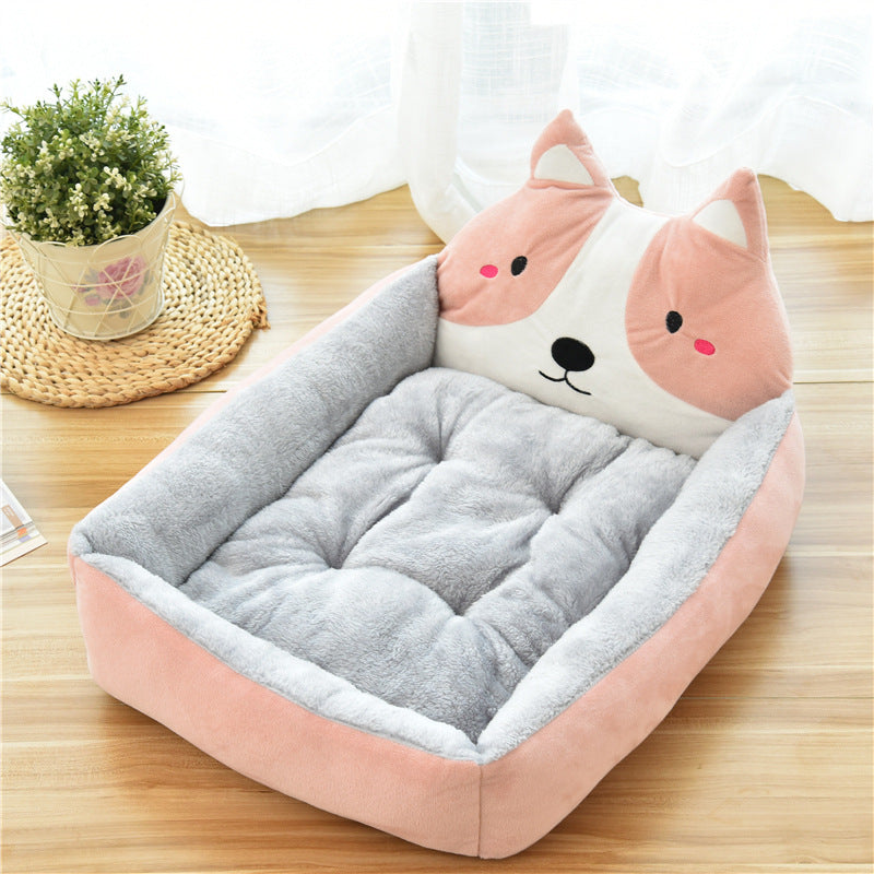 Large Pet Cat Dog Bed Warm Cozy