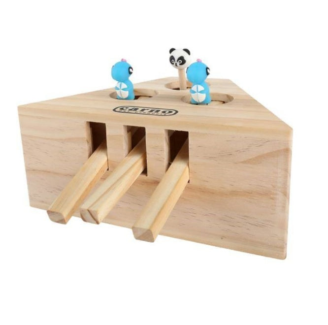 Solid Wood Cat Interactive Toy, Hamsters, Kittens