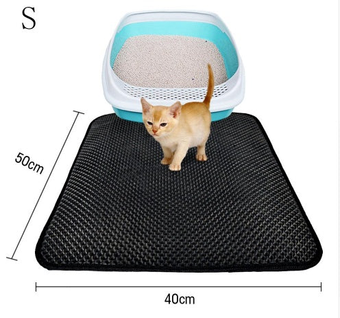 Double Layer Cat Litter Trapping Pads