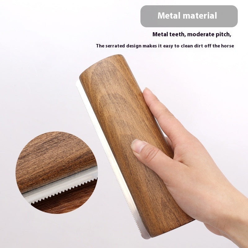 20cm Solid Wood Serrated Sweat Scraper Horse Cleaning Tools