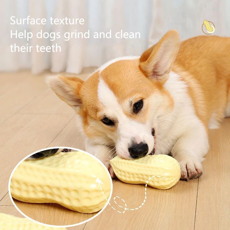 Rubber Vinyl Small Dog Toys Elasticity