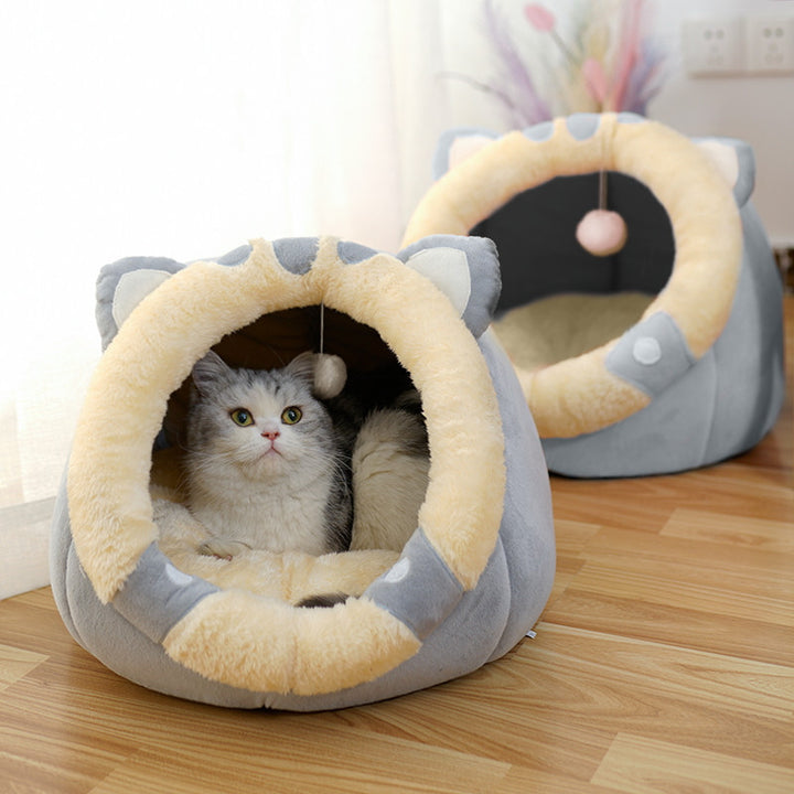 Cat House Villa Enclosed Bed
