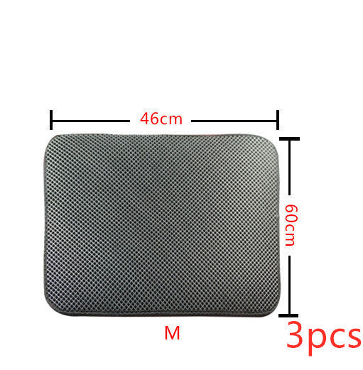 Double Layer Cat Litter Trapping Pads