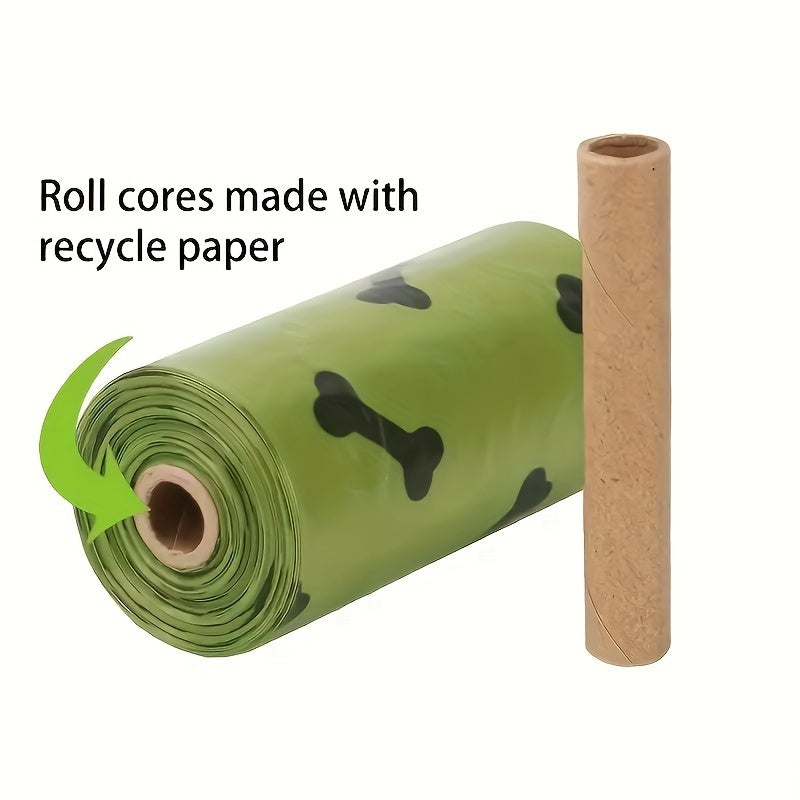 Pet Litter Poop Bags Environmentally Friendly Biodegradable With Dispenser