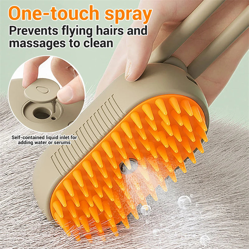 Cat and Dog Steam Grooming Brush