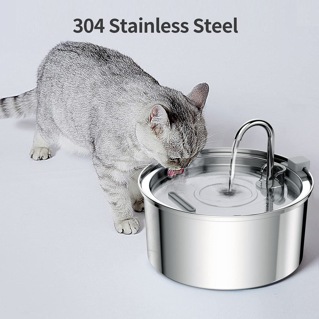 3.2L Pet Stainless Steel Water Dispenser Automatic Fountain