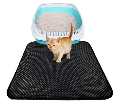 Double Layer Cat Litter Trapping Pads