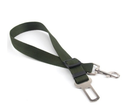 Fixed Strap Polyester Dog Leash Seatbelt