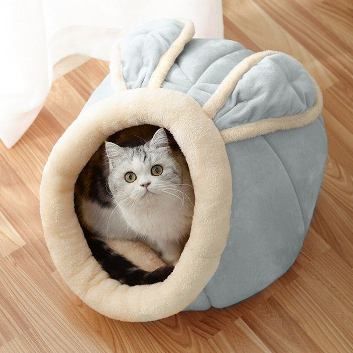 Cat House Villa Enclosed Bed