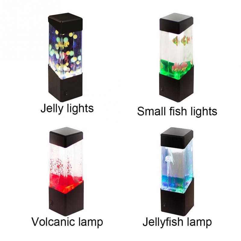 Colorful LED Jellyfish Night Light