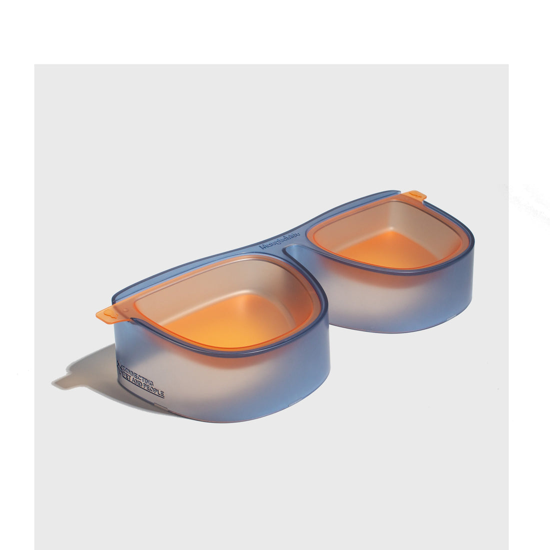 Pet Large Capacity Slanted Anti-Tip Double Bowl