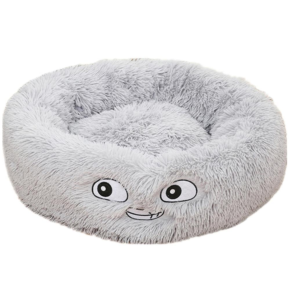 Round Plush Dog Cat Beds