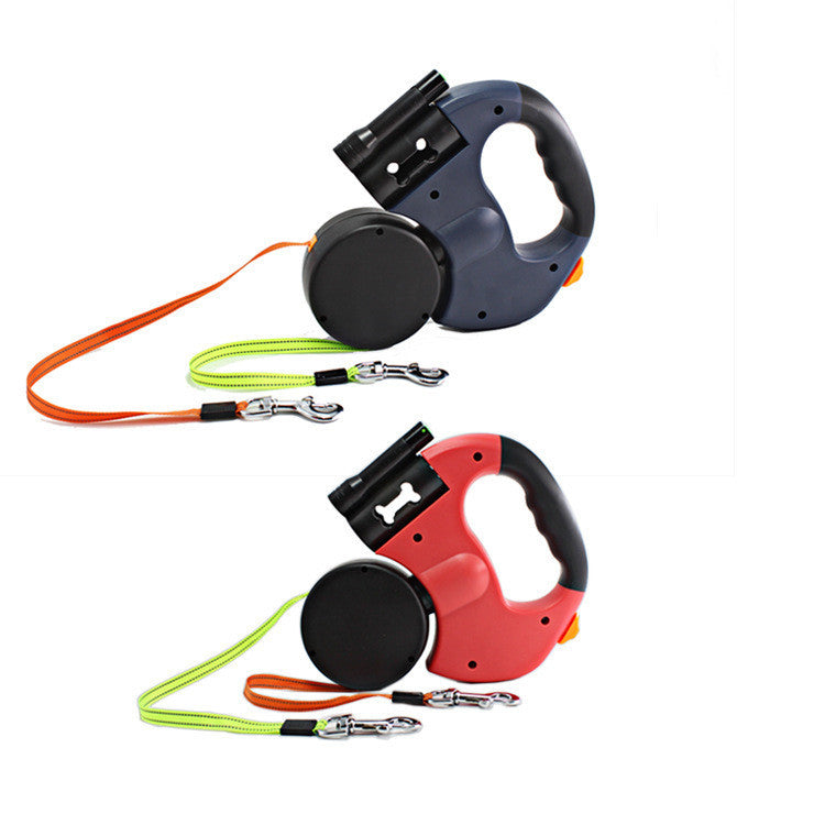 Dual Headed Pet Leashes Traction Rope