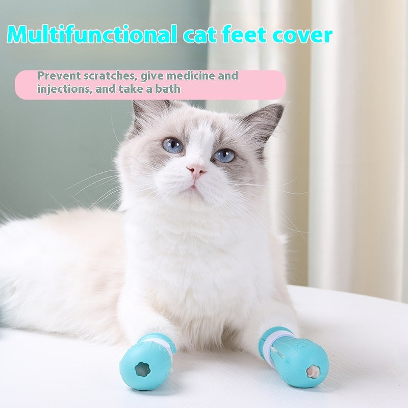 Pet Cat Foot Bath Anti-Scratch Covers