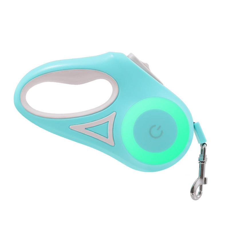 Dog Leash Retractable Spotlight Automatic Traction Rope