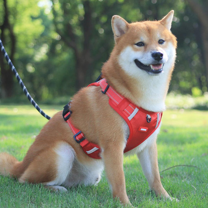 Nylon Dog Harness No Pull Breathable Reflective