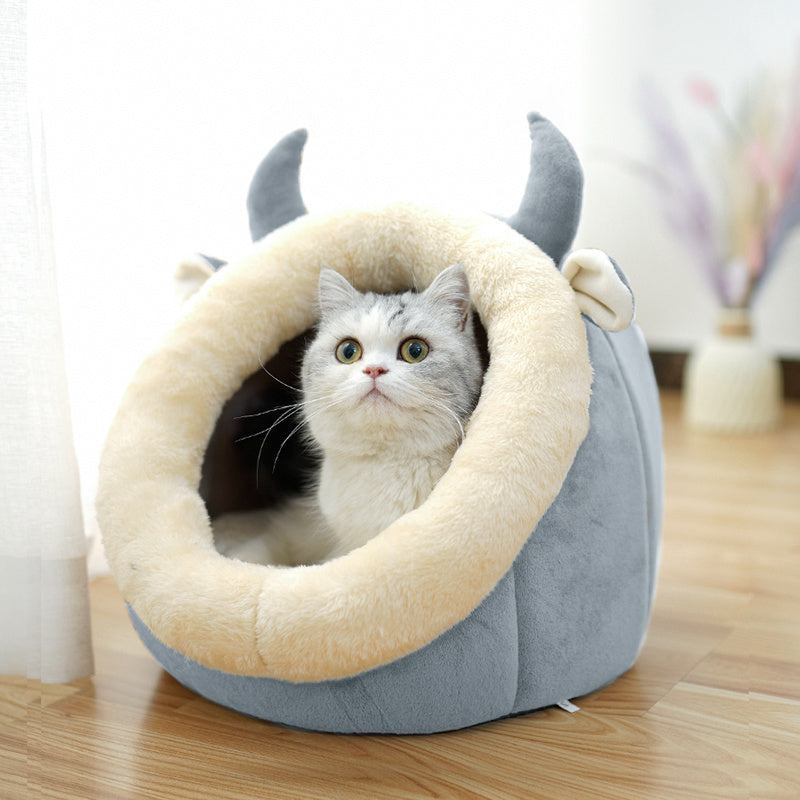 Cat House Villa Enclosed Bed