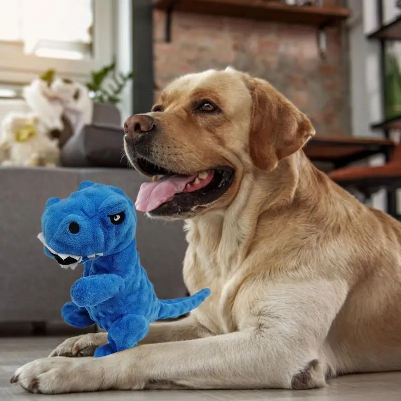 Dinosaur Squeaky Chew Dog Toy