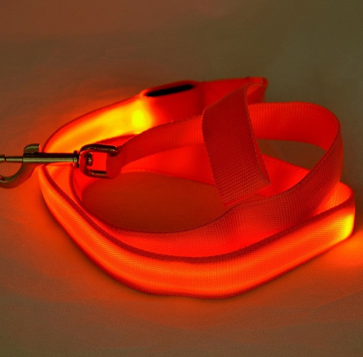 LED Luminous Traction Belt Dog Leash