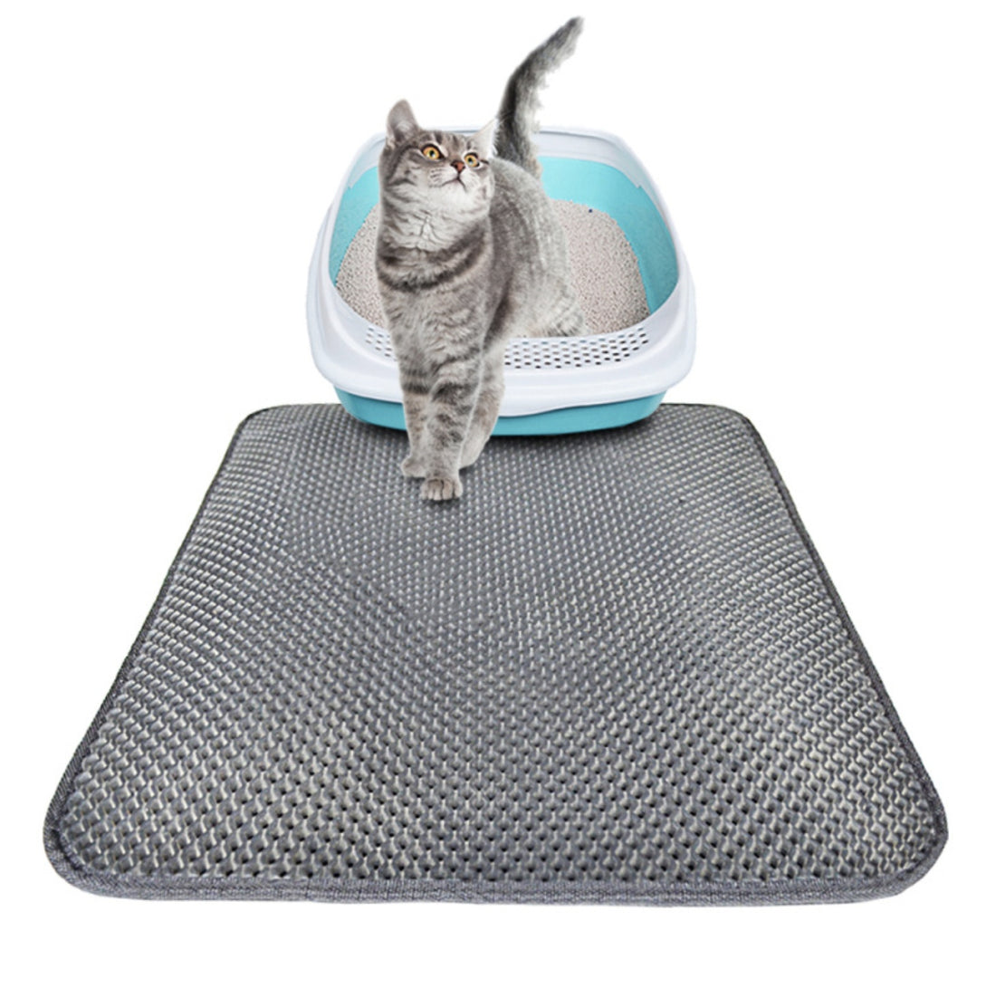 Double Layer Cat Litter Trapping Pads