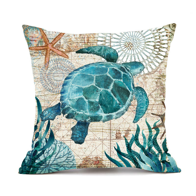 Sea Creatures Cushion Covers For Pillows