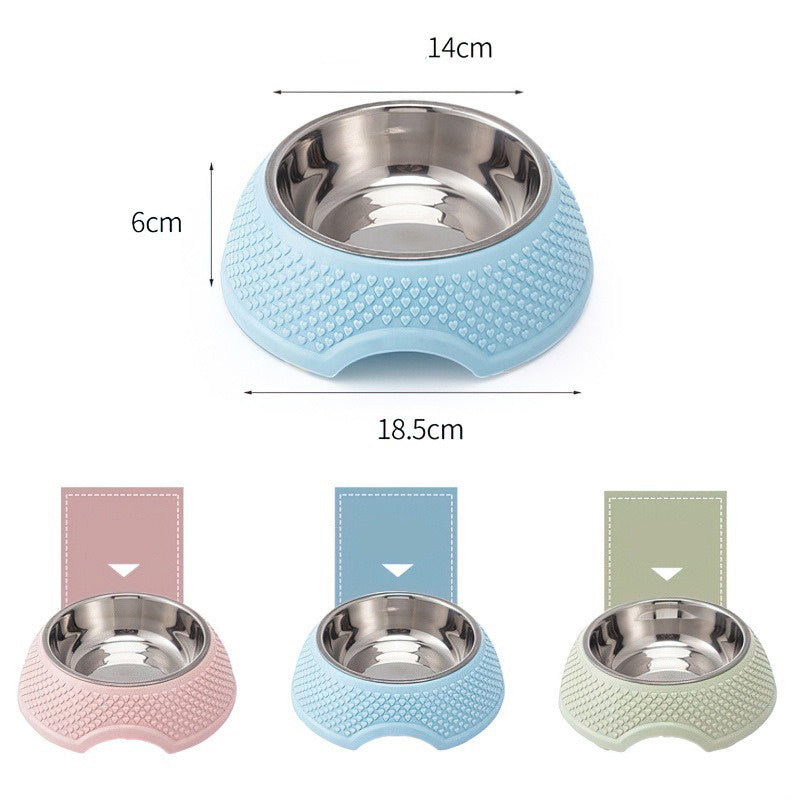 Cat Dog Bowl Stainless Steel Non Slip