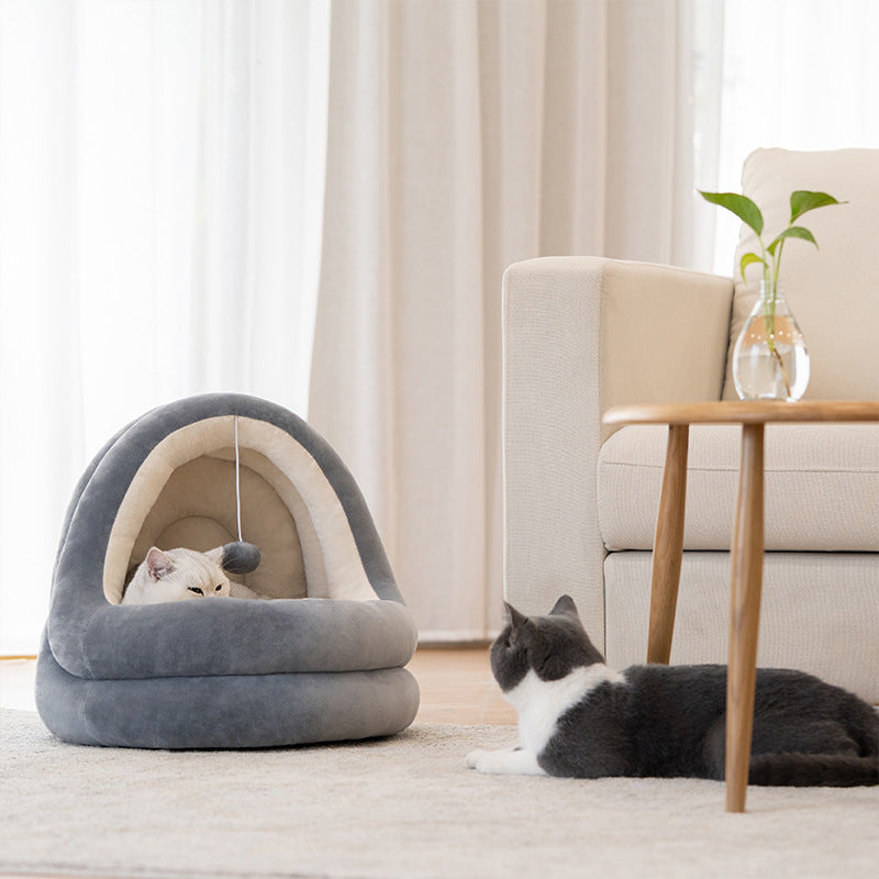 Cat House Bed Sofa With Toy