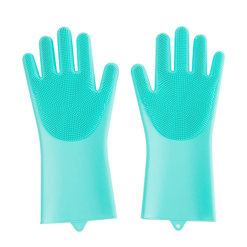 Silicone Pet Grooming Bathing Massaging Glove