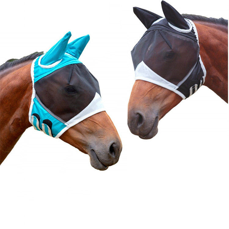 Anti-mosquito Anti-flying Horse Face Mask With Velcro