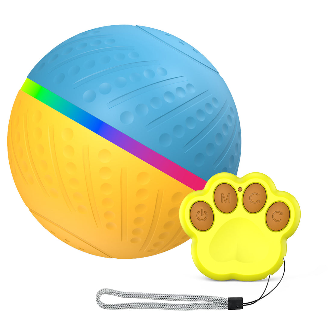 Dog Bite-Resistant Remote Control Ball