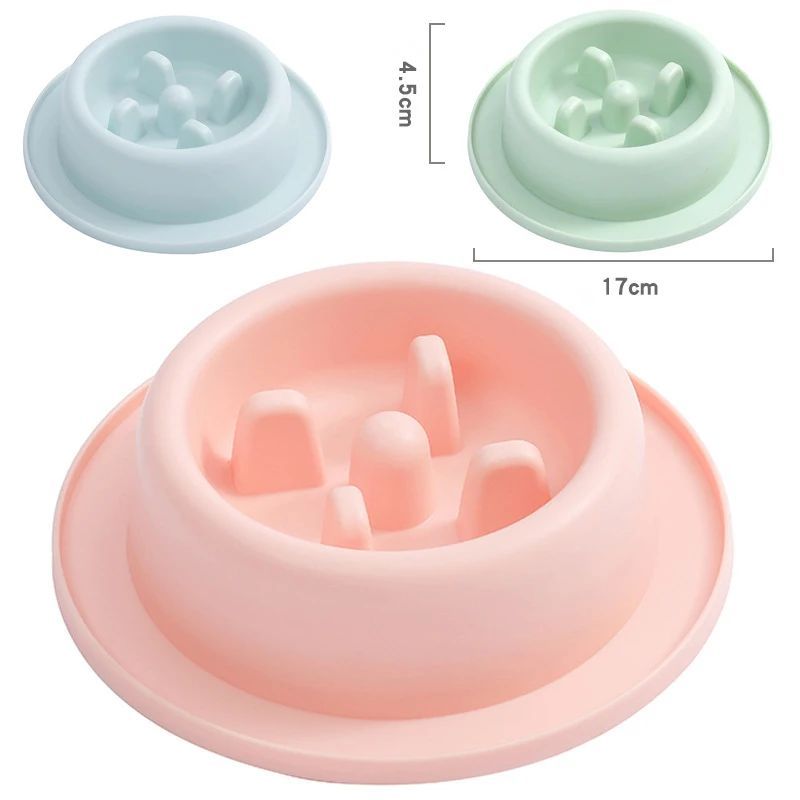 Pet Slow Eating Anti-Choking Feeder Bowls