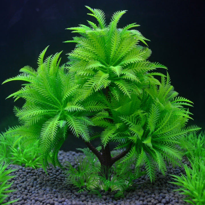 Fish Tank Landscape Artificial Water Grass Tree