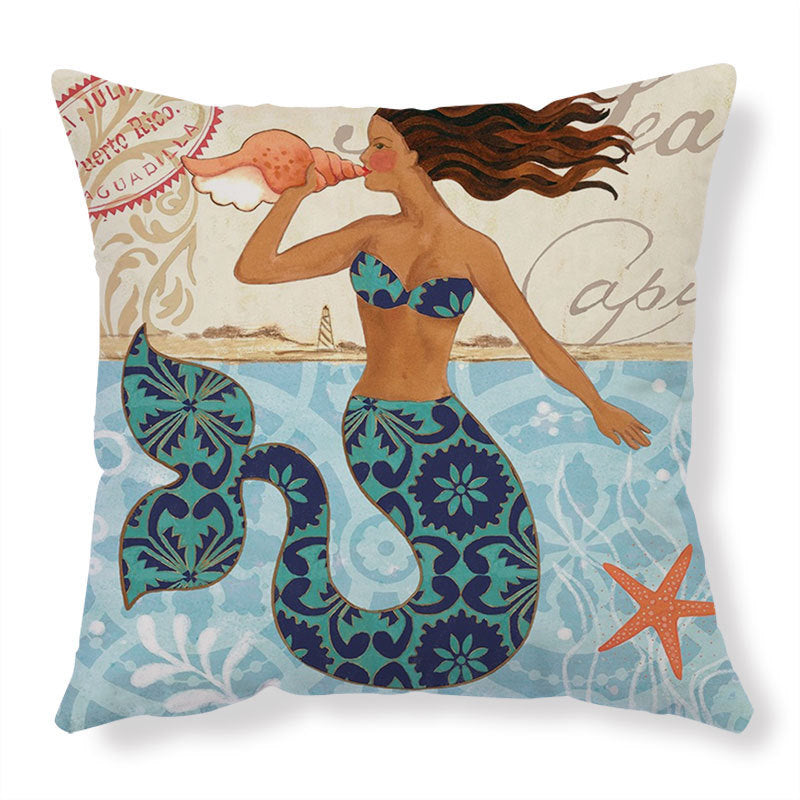 Sea Creatures Cushion Covers For Pillows